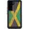 Jamaican Flag Dark Wood Galaxy S24 Waterproof Case